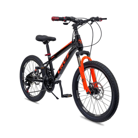 VAUX Cruz Kids Bike 20 Inch 21 Speed - Orange - Marah Kids