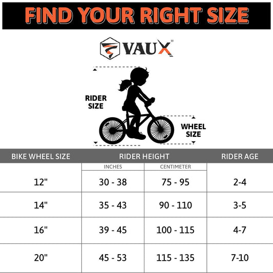 VAUX Cruz Kids Bike 20 Inch 21 Speed - Yellow - Marah Kids