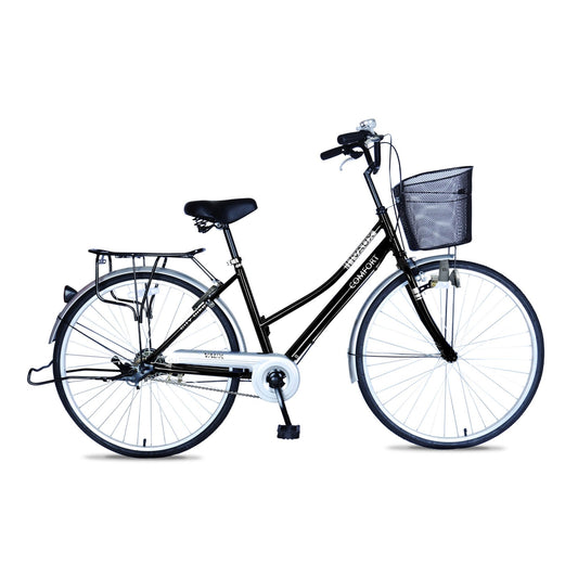 Vaux Comfort 26" City Bike - Black - Marah Kids