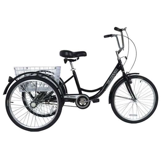 Vaux 24" Tricycle - Black - Marah Kids