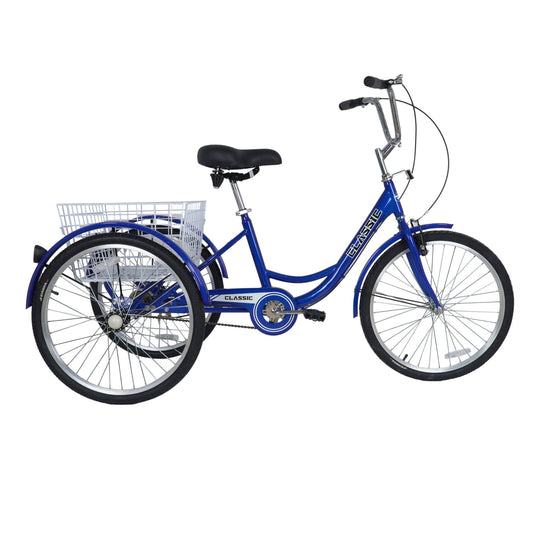 Vaux 24" Tricycle - Blue - Marah Kids