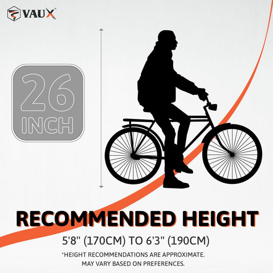 VAUX Classic MTB - Black/Blue - 26" - Marah Kids