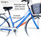 VAUX Comfort City Bike 26" 6 Speed - Black - Marah Kids