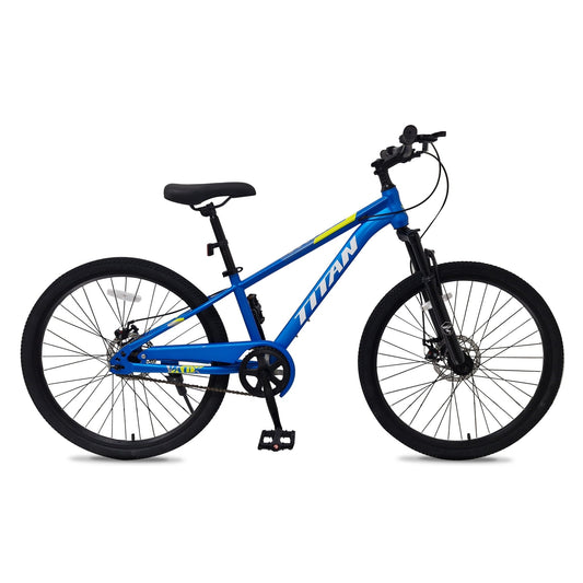 VAUX Titan Single Speed Mountain Bike - Blue - 26" - Marah Kids