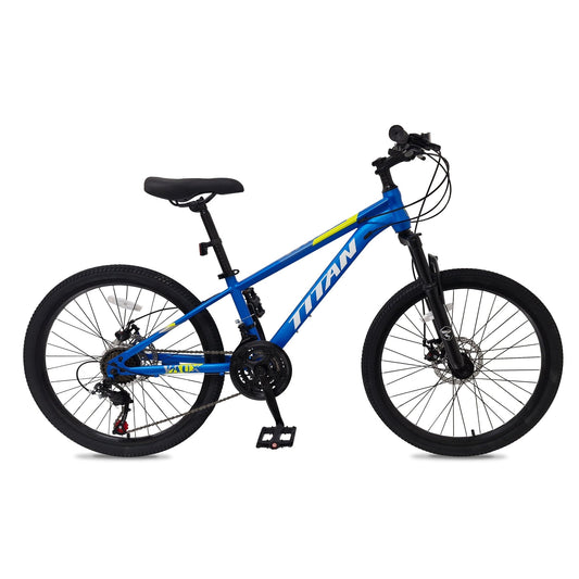 VAUX Titan 21 Speed Mountain Bike - Blue - 26" - Marah Kids