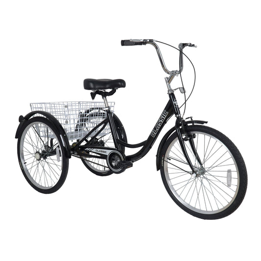 Vaux 26" Tricycle - Black - Marah Kids