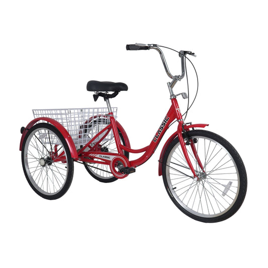 Vaux 26" Tricycle - Red - Marah Kids