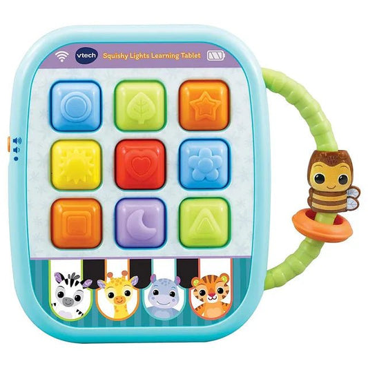 VTech Baby Squishy Lights Learning Tablet, Sensory Toy with Lights, Colours & Sounds, for Boys & Girls 6, 12, 24 + months, English Version - Marah Kids