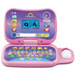 VTech Toddler Tech Laptop, Pink Interactive Educational Computer Toy, 20 Games for Pre - School Children, Learn Alphabet, Letters, Shapes, Numbers, Music & French, Kids 2, 3, 4 + Years, English Version - Marah Kids