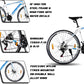 VAUX Swifter Hybrid Road Bike 700C - White - Marah Kids