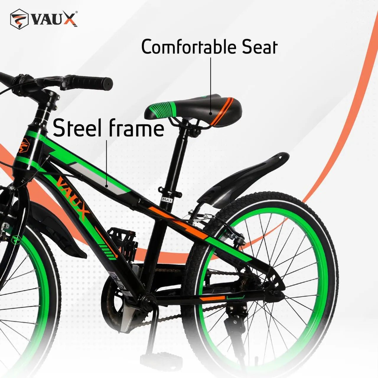 Vaux Max 26" Kids Bicycle - Green - Marah Kids