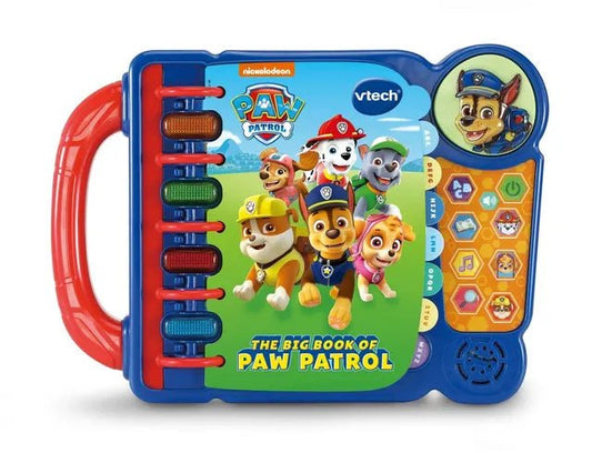 Vtech - The Big Book of PAW Patrol - Multicolour | Educational Learning Toy, Learn Letters & Words, Music & Phrases | Gift for Children 2 - 5 Years + - Marah Kids