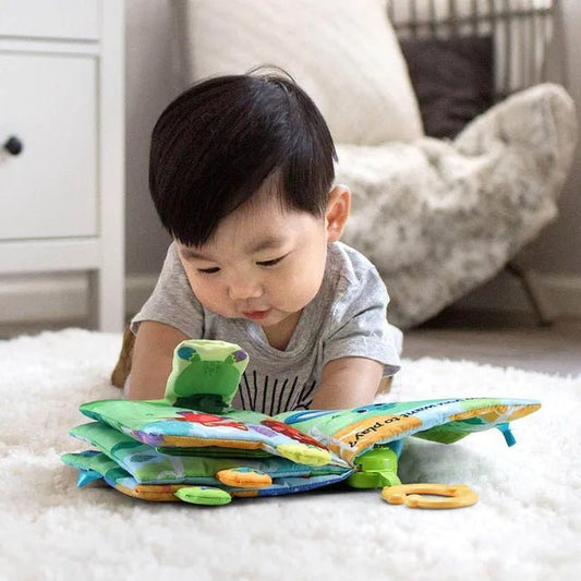 Vtech Turtle's Busy Day Soft Book, Green - Marah Kids