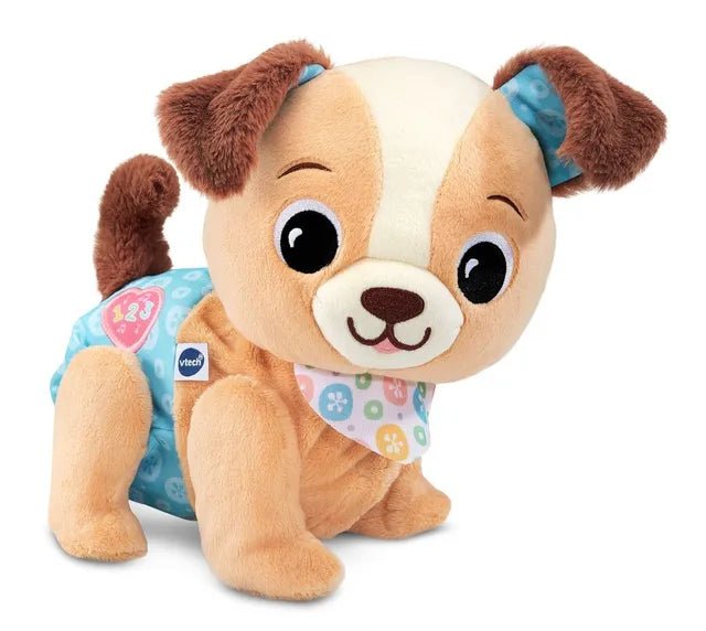 VTech Walking & Singing Plush Puppy Toy with Light - Up Button for Babies (6+ Months) - Marah Kids