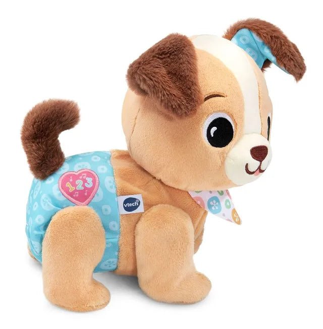 VTech Walking & Singing Plush Puppy Toy with Light - Up Button for Babies (6+ Months) - Marah Kids
