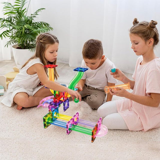 Picasso Magnetic Marble Run 40 - pieces - Marah Kids