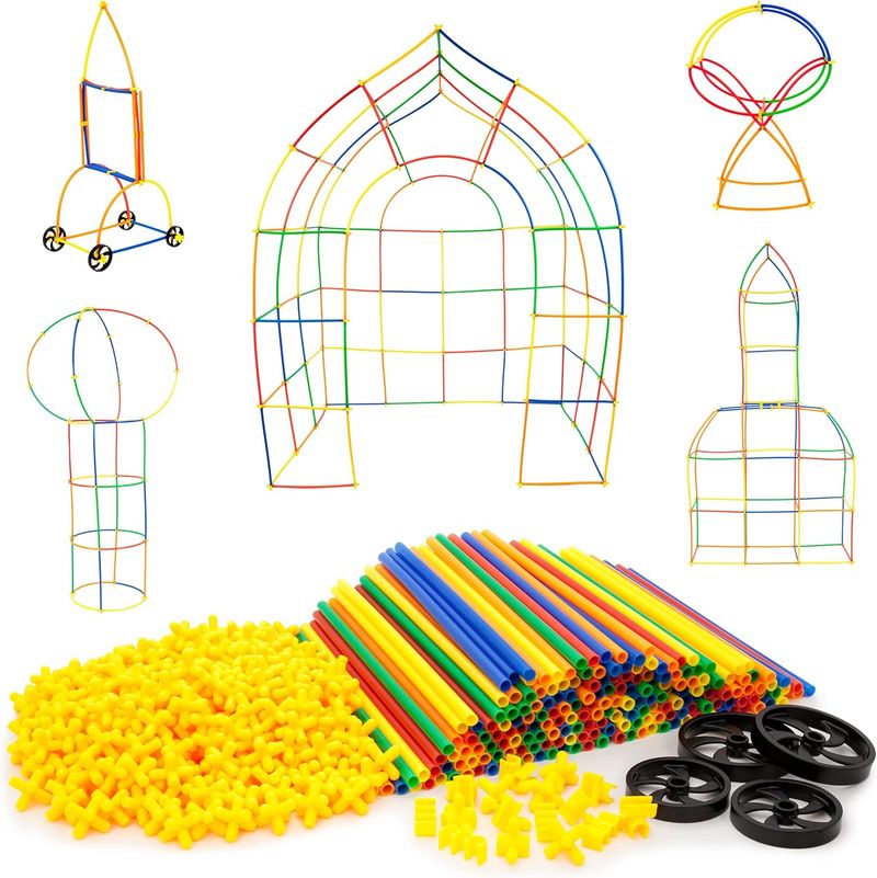 Picasso Magnetic Straw Construction Set 600 - pieces - Marah Kids