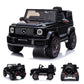 Mercedes G63 Kids Ride On Car - 2 Motor, Eva Wheels, Leather Seats (12V) Premium Version - Black