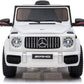 Mercedes G63 Kids Ride On Car - 2 Motor, Eva Wheels, Leather Seats (12V) Premium Version - White