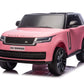 Range Rover Kids Ride-on Car - Pink (12V 14AH) aged 3 to 7 years