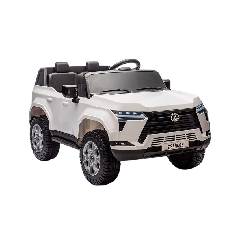 Lexus GX550 Kids Ride-On Car - White 12V
