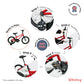 Whimsy Wheels Pro Aluminum 20" Kids Bike - Red