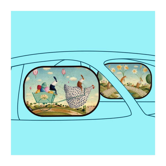 Window Shade For Kids - Dinosaur (Pack Of 2)