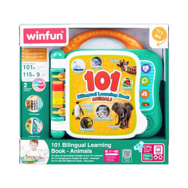 Winfun -101 Bilingual Learning Book - Animals