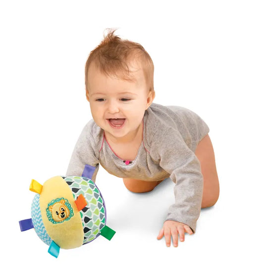 Winfun -Caesar The Lion Soft Rattle Ball