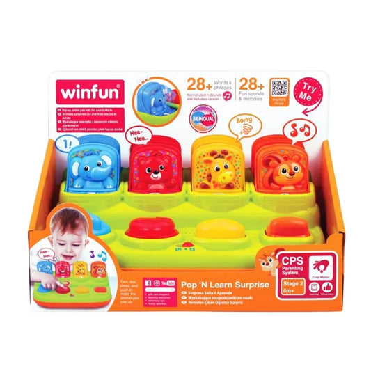 Winfun Pop 'N Learn surprise