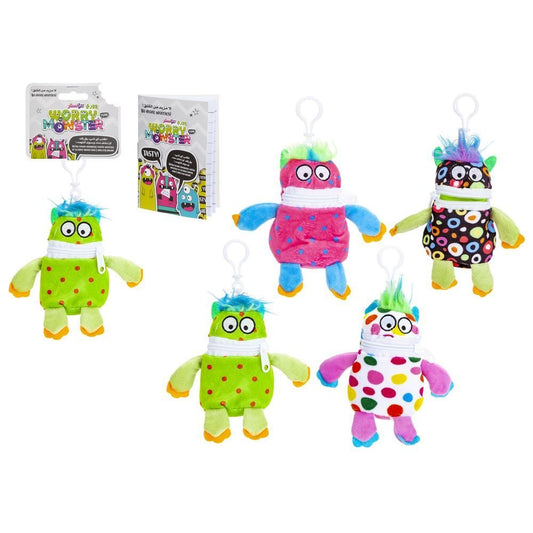 PMS WORRY MONSTER | 5.5 - inch Little Soft Toy | With Clip On - Marah Kids
