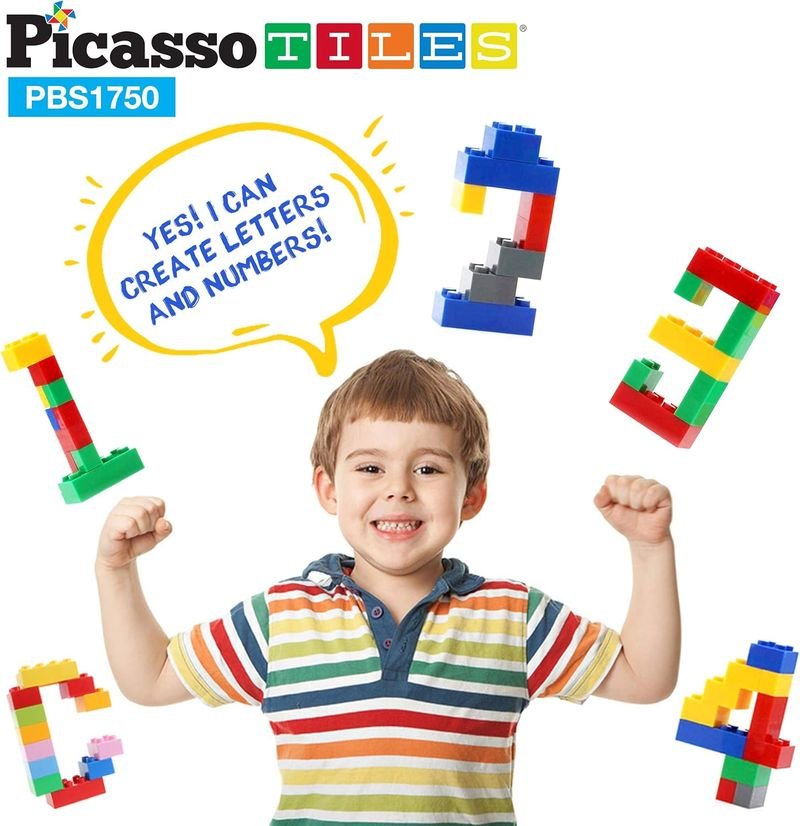 Picasso Magnetic Building Blocks 1750 - pieces - Marah Kids
