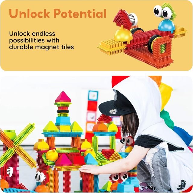 Picasso Magnetic Blocks Hedghog Set 240 - pieces - Marah Kids