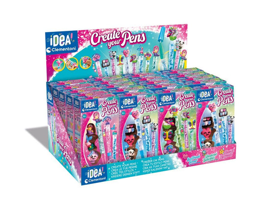Clementoni Idea Create Your Pens Assorted, Pack of 3