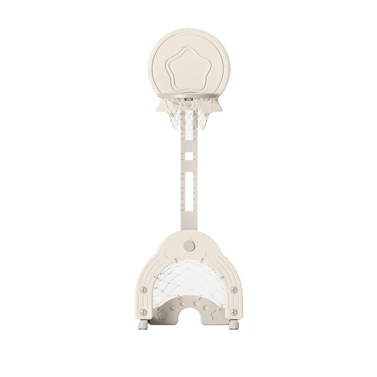 Basketball Stand W/ Football & Hockey Stick - White - Marah Kids
