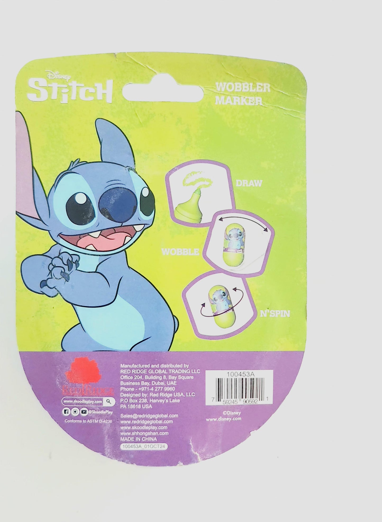 Disney Stitch Wobbler Marker