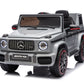 MERCEDES BENZ G63 AMG 12V RIDE - ON | 2 MOTORS | EVA WHEELS | LEATHER SEAT | GREY - Marah Kids
