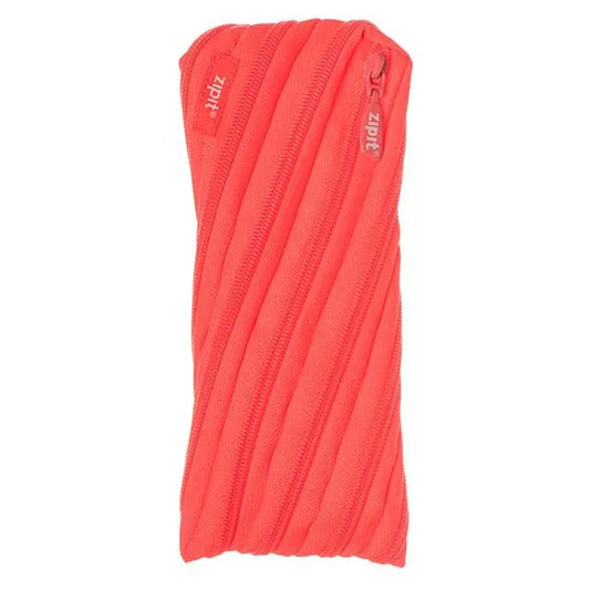 ZIPIT - Neon Twister Pencil Case - Glowing Peach - Marah Kids