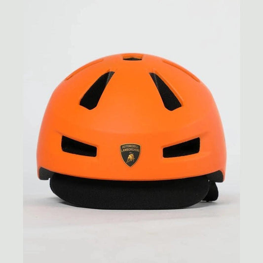 Lamborghini Helmet With Adjustor - W Gift Box - Orange - Marah Kids
