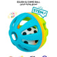 Sassy Squish & Chime Ball - Soft, Colorful Sensory Toy for Babies 0+ Months - Marah Kids