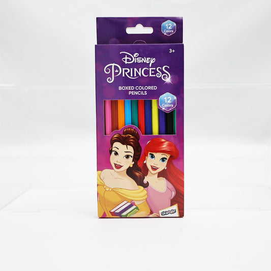 DISNEY PRINCESS 12 COLORED PENCIL