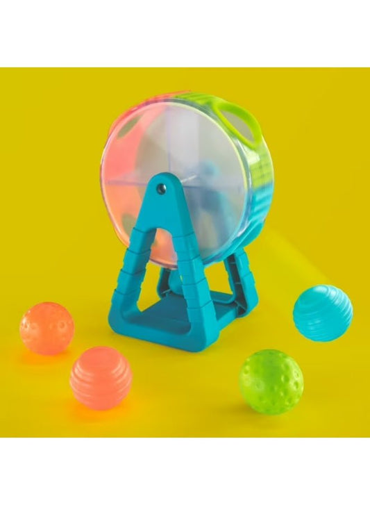 Wonder Wheel Ball Drop | Spinning Drop & Roll Toy with 4 Textured Balls Toy for Babies 6M+ - Marah Kids