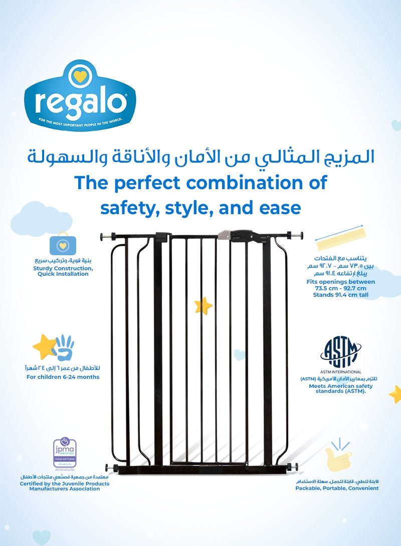 Regalo - Easy Step Walk - Through Safety Gate - Marah Kids