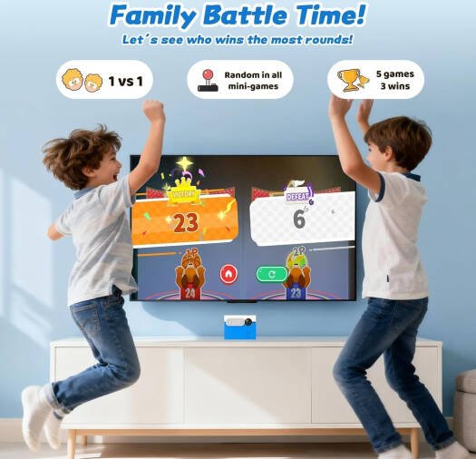 Kinhank MotionX Active Motion Game Console – 39 Motion Games, Plug & Play Family Fun - Marah Kids