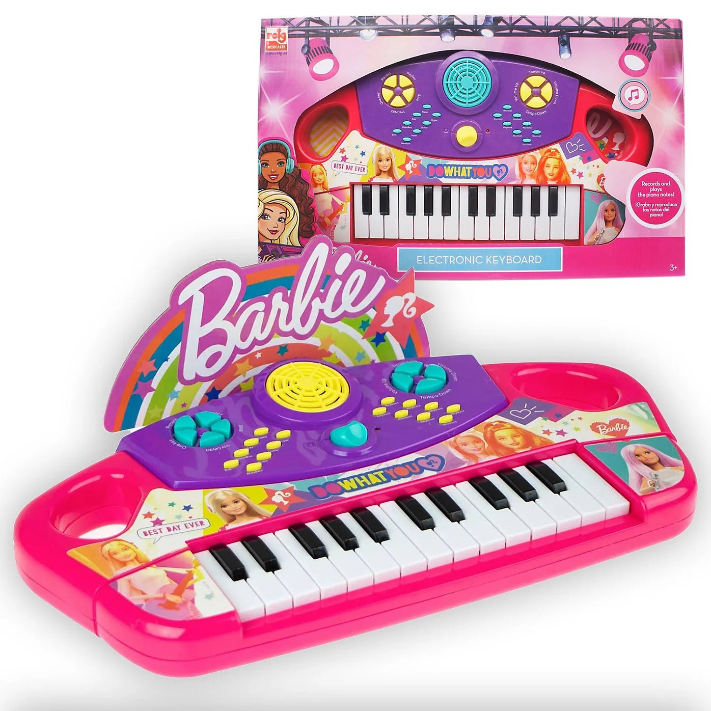 Barbie Electronic Keyboard Milticolor - Marah Kids
