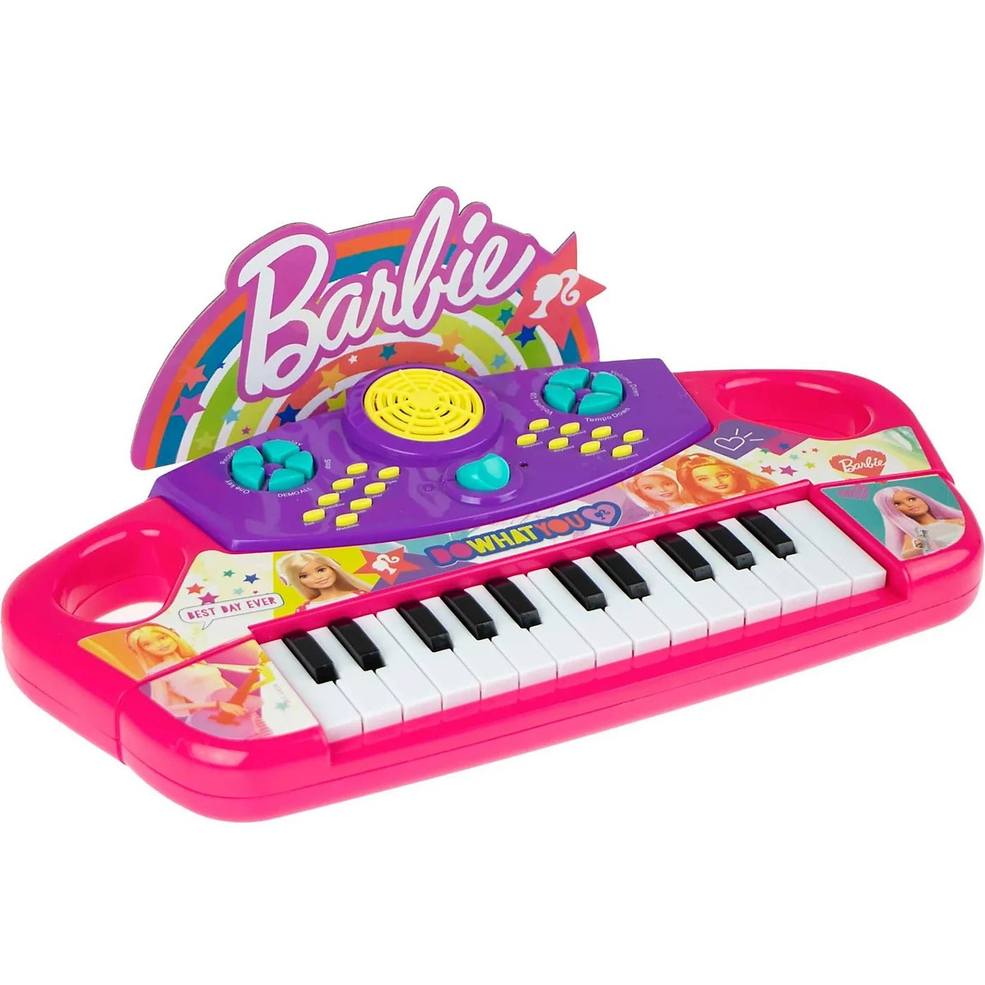 Barbie Electronic Keyboard Milticolor - Marah Kids