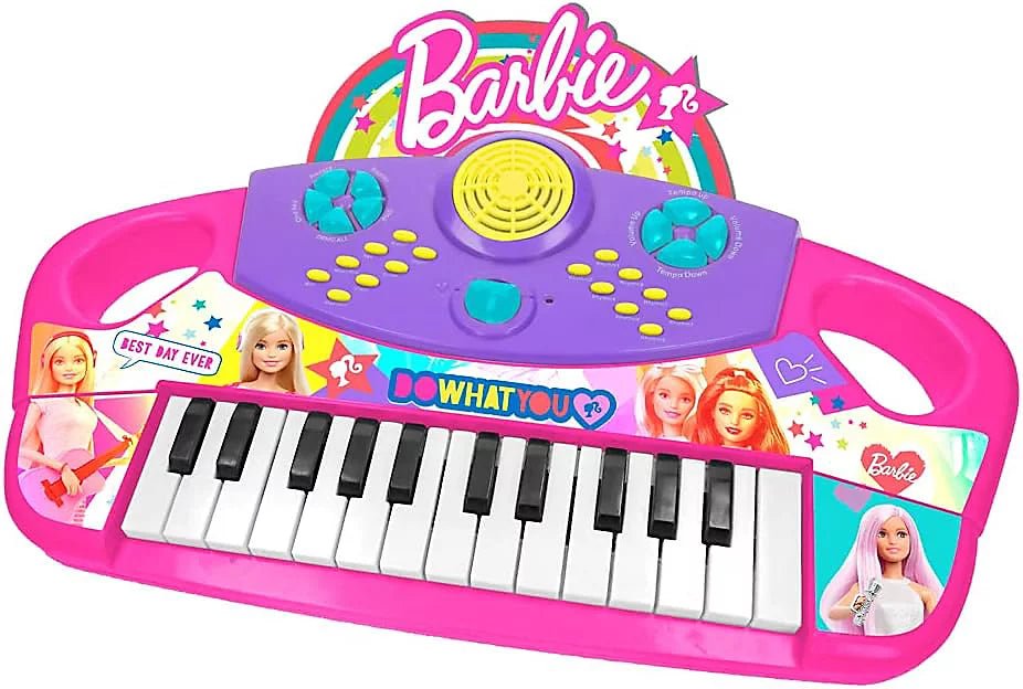 Barbie Electronic Keyboard Milticolor - Marah Kids