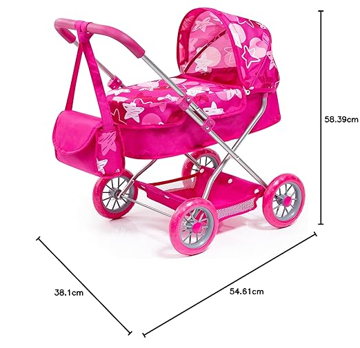 Bayer Pram Set Smarty Fits 46Cm Dolls