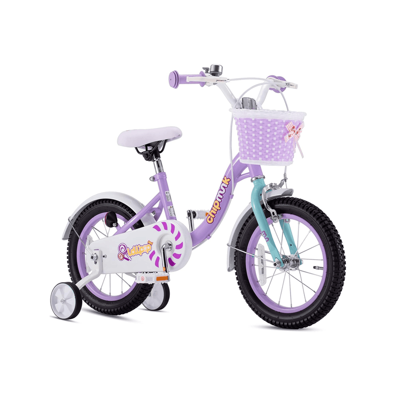 Chipmunk - RoyalBaby MM 14 Inch Bicycle - Purple - Marah Kids