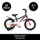 Chipmunk - MK RoyalBaby 16" Bicycle - Black